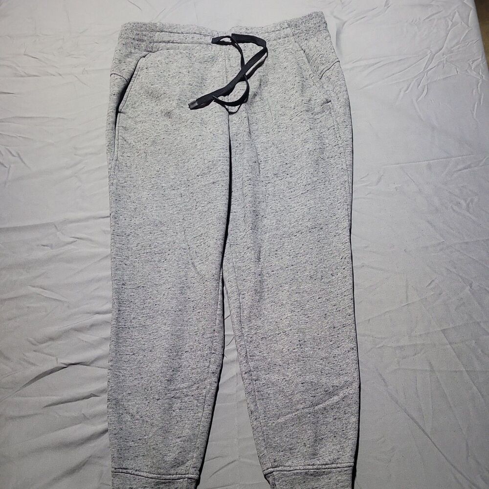 All In Motion Men’s Cotton Fleece Jogger Straight Leg Pants Pockets Size Medium